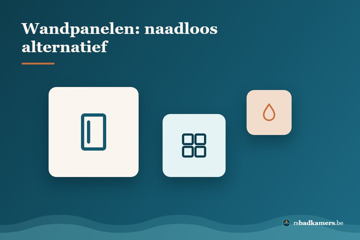 Wandpanelen badkamer plaatsen als naadloos alternatief voor tegels
