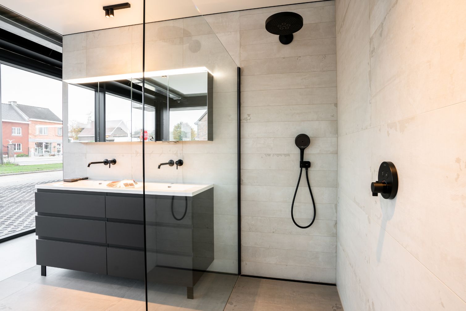 Badkamer in industriële stijl - badkamer renovatie